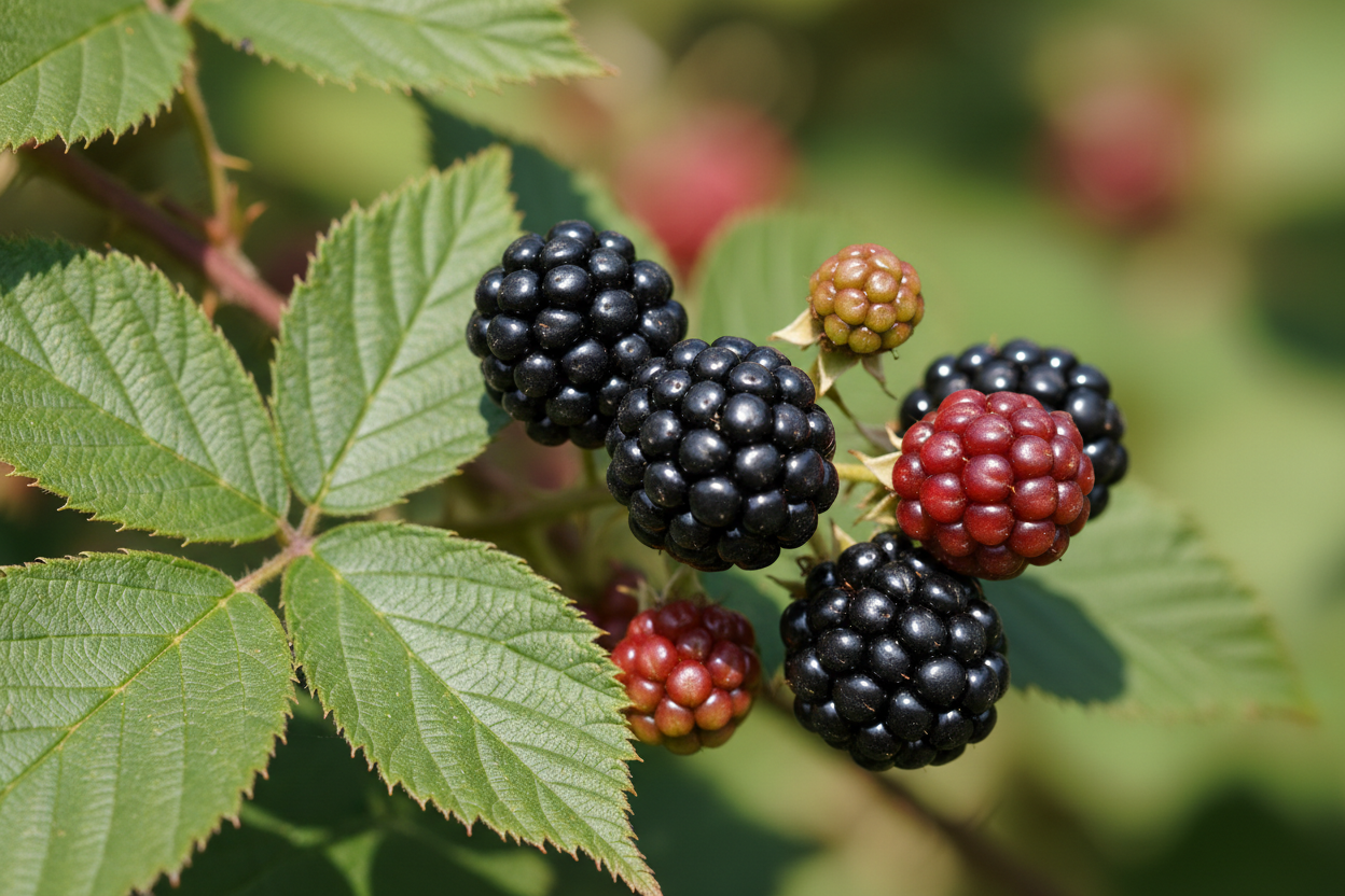 Brombeere - Fruchtdetail